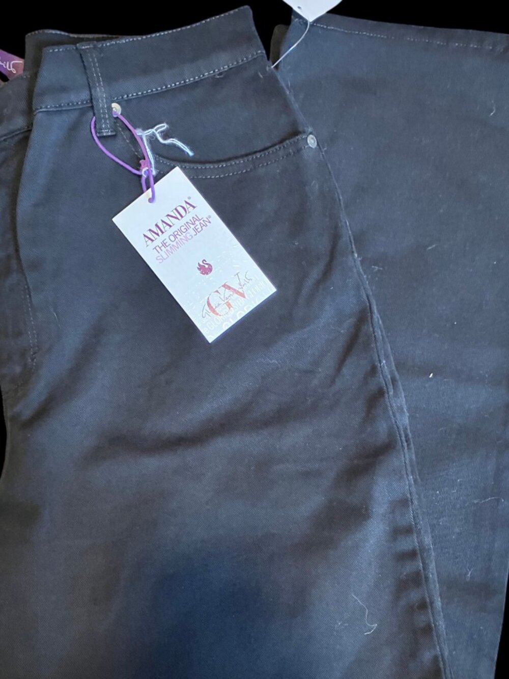 NWT Gloria Vanderbilt "Amanda" Jeans Size: 14 - Picture 4 of 6